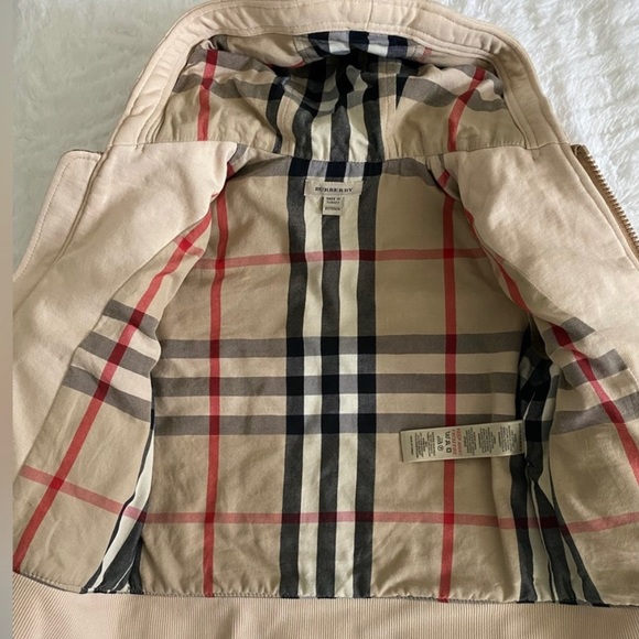Authentic Burberry Check Cotton Quilted Jacket Size 4T - Picture 1 of 8